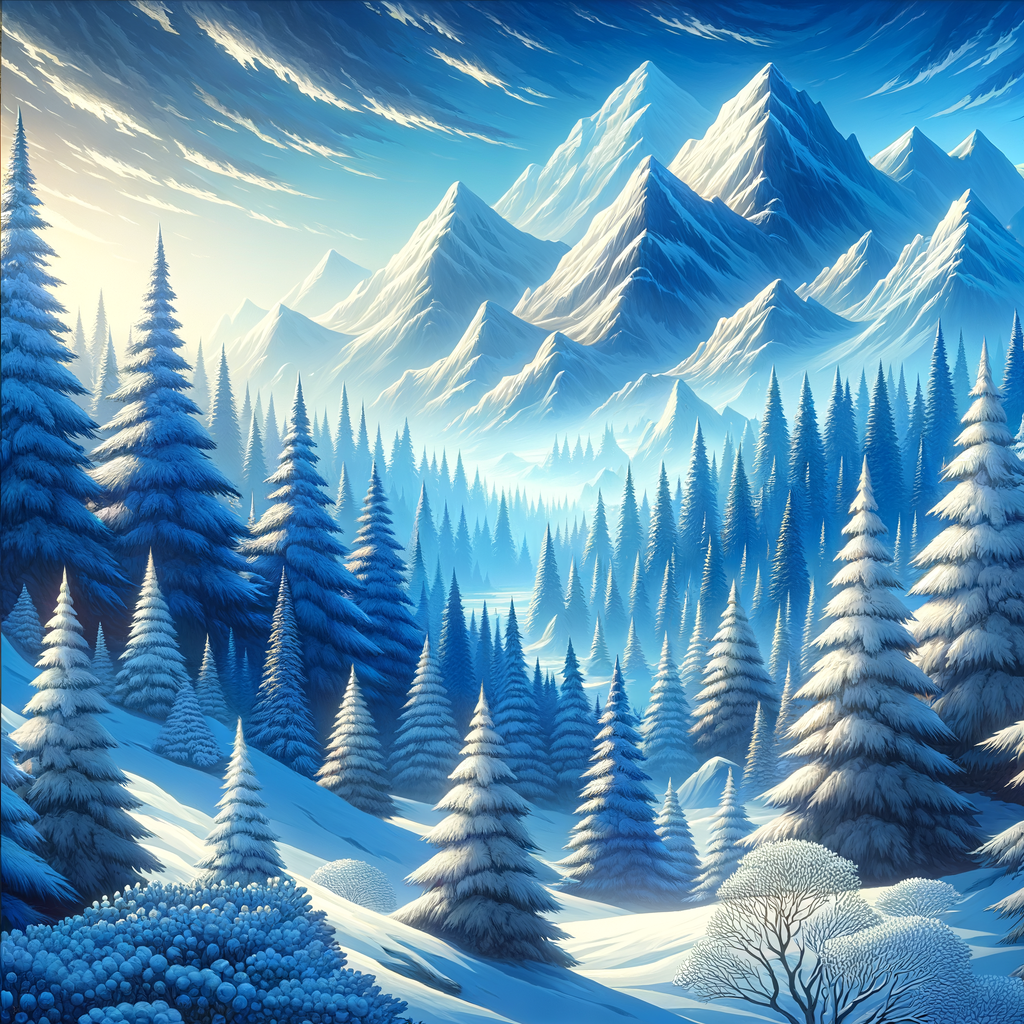 Majestic Winter Radiance